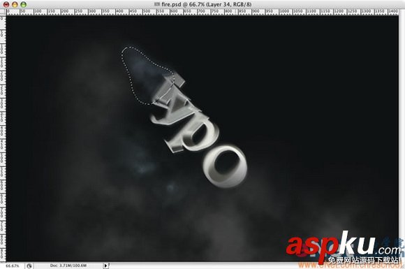 Photoshop創建終極火焰隕石文字 Photoshop,火焰文字,隕石文字