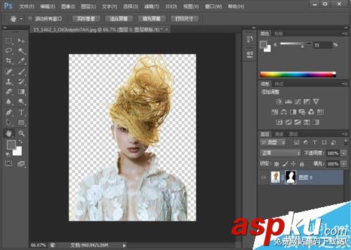 用PS無損摳出飄逸的頭發絲 PS,摳圖