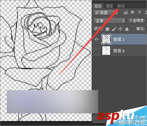 ps如何快速摳出簡(jiǎn)筆畫中的線條? ps摳圖,簡(jiǎn)筆畫,線條