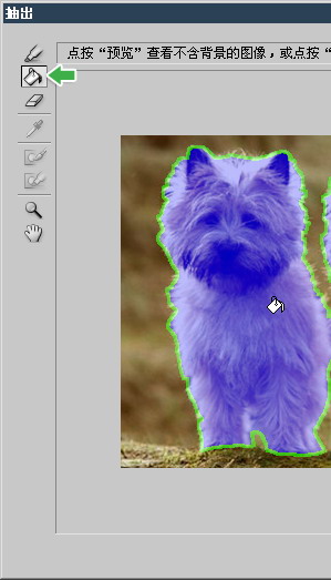PS摳圖教程之抽出濾鏡摳圖法