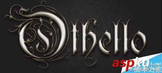 PS制作超強質感的金屬文字效果 金屬文字,PS