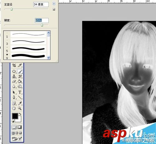 PS利用通道摳頭發絲 通道,頭發絲