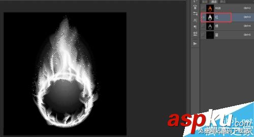 PS通道摳圖法 對(duì)火焰摳圖 PS,通道,摳圖