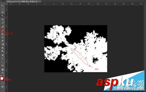 PS利用通道簡單快速地摳出—棵大樹 PS,通道,摳圖