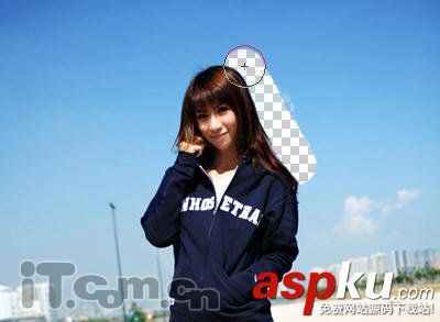 PhotoShop 用背景橡皮擦高效摳圖法 PhotoShop,高效摳圖