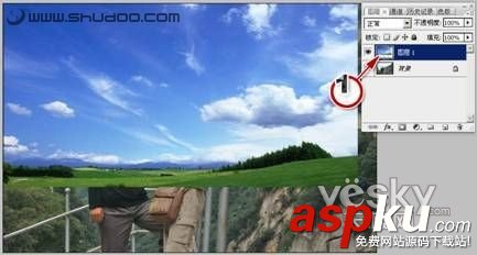 PS摳圖,圖層模式,顏色混合帶