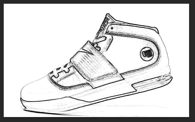 利用PS怎么將一張彩色圖片變為黑白線條