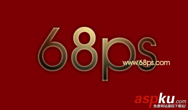 Photoshop圖層樣式打造金屬字 Photoshop,圖層樣式,金屬字