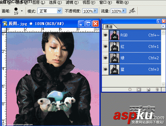 Photoshop,通道摳圖,教程