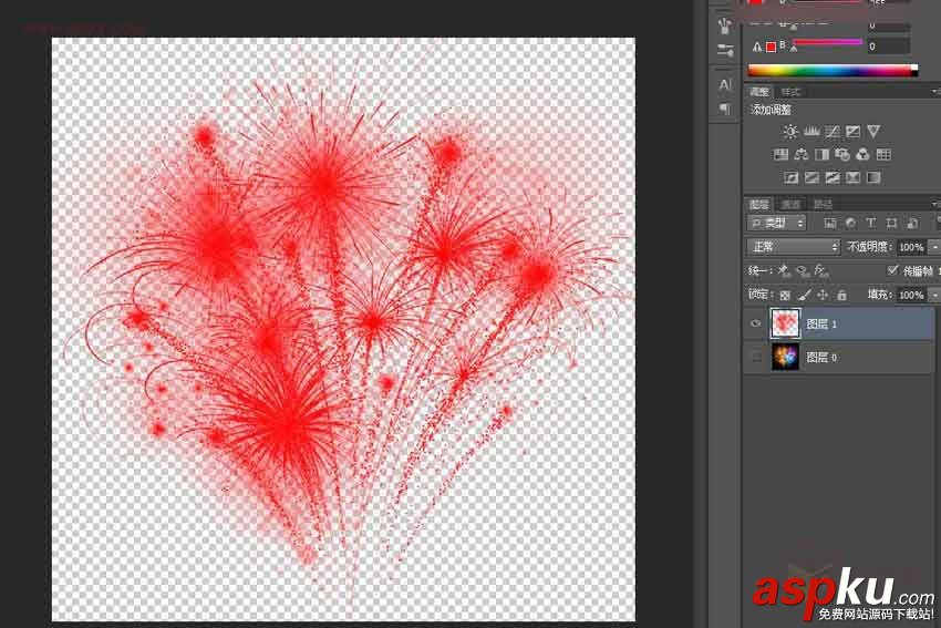 Photoshop利用通道快速摳出絢麗的煙花 Photoshop,通道,摳圖