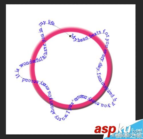 PS利用路徑制作創(chuàng)意的纏繞文字 文字,路徑