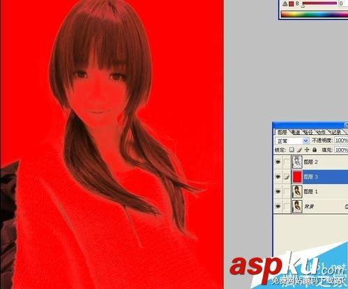 PS利用通道摳頭發絲 通道,頭發絲