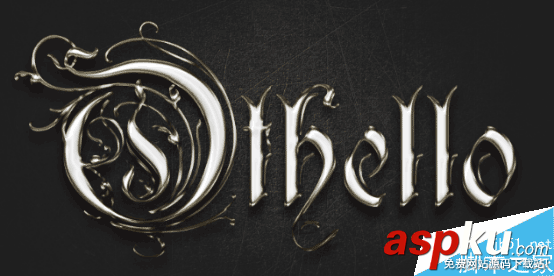 PS制作超強質感的金屬文字效果 金屬文字,PS