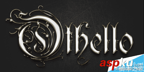 PS制作超強質感的金屬文字效果 金屬文字,PS