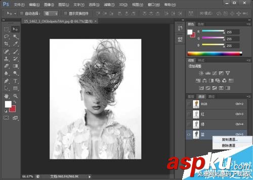 用PS無損摳出飄逸的頭發絲 PS,摳圖