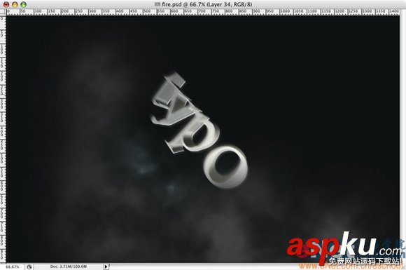 Photoshop創建終極火焰隕石文字 Photoshop,火焰文字,隕石文字