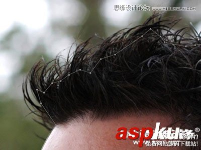 PS鋼筆工具頭發摳圖實例解析教程 PS,鋼筆工具,頭發,摳圖