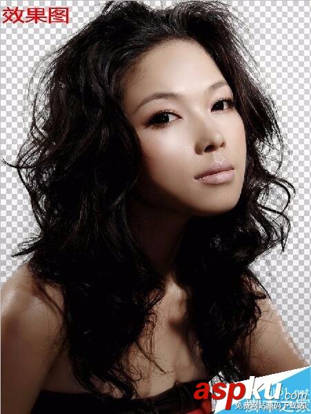 PS巧用背景橡皮擦摳出人物的頭發 PS,背景橡皮擦,人物的頭發