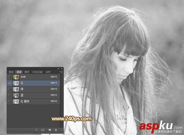 PS利用抽出濾鏡摳出極細的發絲 濾鏡,發絲