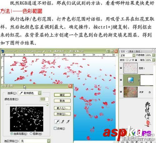 ps大師詳細講解紅花摳圖教程 ps摳圖教程,ps如何摳圖教程,ps怎么摳圖視頻教程