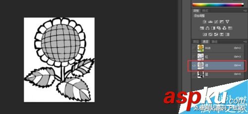 用PS通道摳出一朵向日葵 通道,向日葵