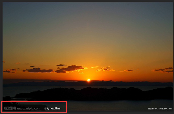PS的去水印方法(一):污點修復(fù)畫筆工具