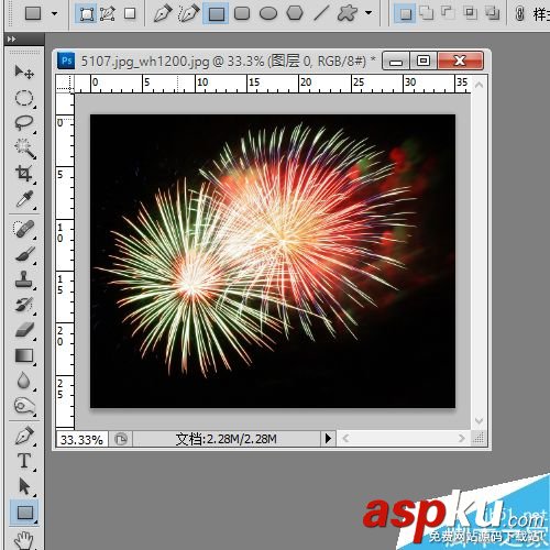 PS通道快速摳出復雜的煙花背景 通道,煙花,背景