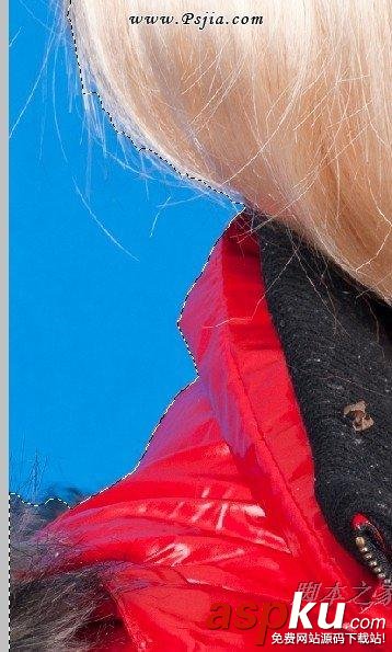 photoshop CS5快捷為美女圖片摳圖教程 美女,摳圖