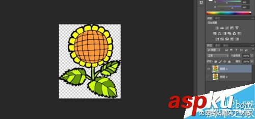 用PS通道摳出一朵向日葵 通道,向日葵