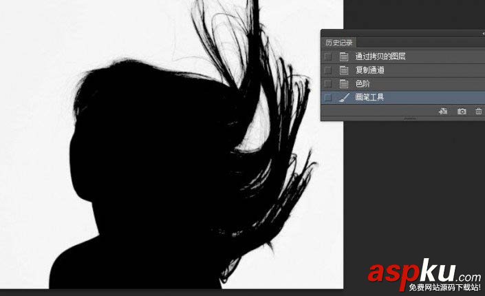 Photoshop使用通道摳出人美女長(zhǎng)頭發(fā)絲 通道,頭發(fā)絲,Photoshop