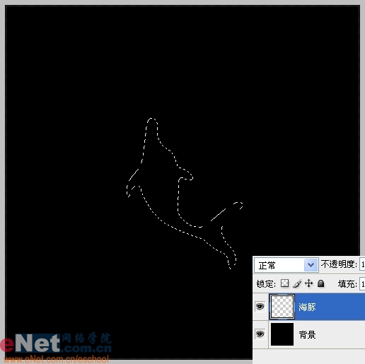 photoshop實例教程:海豚頂珠寶石耳墜