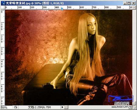 photoshop為mm照片添加絢麗彩色光斑