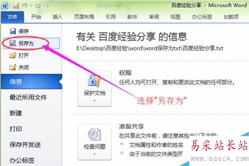 word文檔如何轉(zhuǎn)換成txt純文本格式?