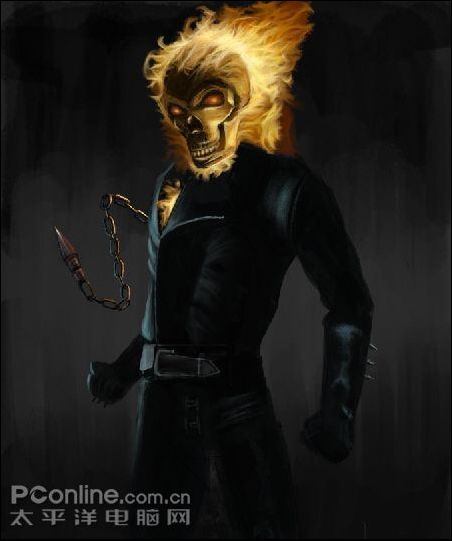 photoshop手繪實例教程:死靈騎士 photoshop手繪實例教程:死靈騎士