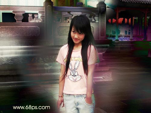 photoshop豐富照片色彩制作非主流效果