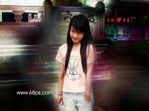 photoshop豐富照片色彩制作非主流效果