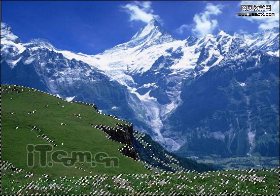photoshop照片合成教程:夢(mèng)幻雪山-網(wǎng)頁設(shè)計(jì)
