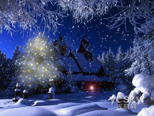 圣誕夜景制作photoshop為你打造炫圖(3)