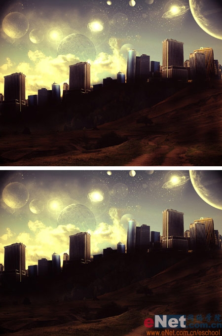 photoshop照片合成:壯觀輝煌的都市