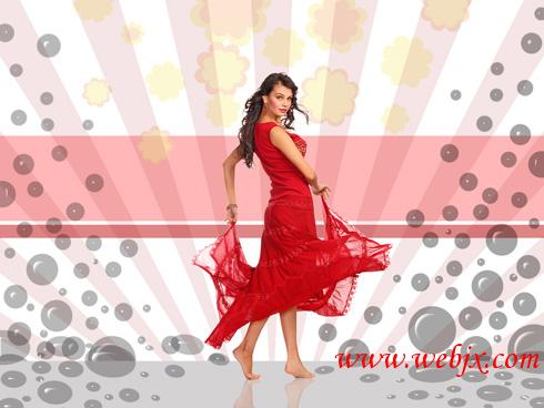 photoshop畫筆打造美女舞蹈藝術(shù)照片_網(wǎng)頁設(shè)計(jì)webjx.com原創(chuàng)