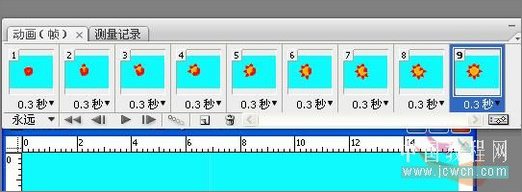 photoshop cs3制作開花逐幀動畫 photoshop cs3制作開花逐幀動畫