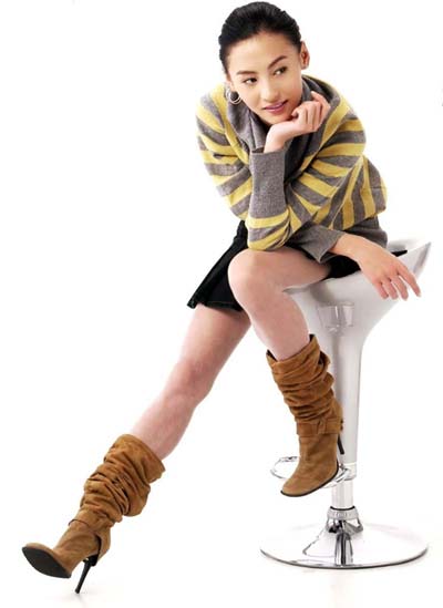 photoshop讓張柏芝從電腦里出來