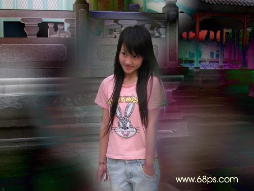 photoshop豐富照片色彩制作非主流效果