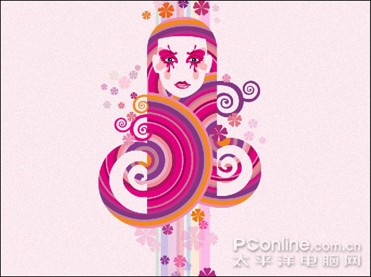 photoshop cs4繪制時尚女性主題視覺 photoshop cs4繪制時尚女性主題視覺