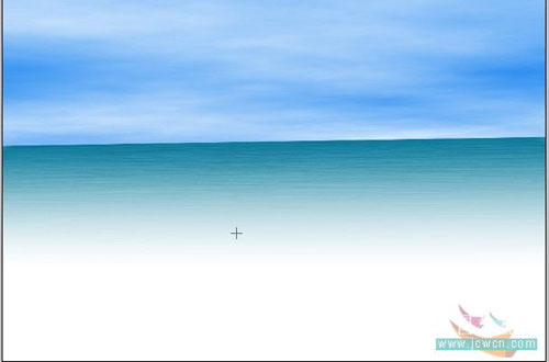 photoshop繪制天空,海水,海浪及沙灘美麗景色