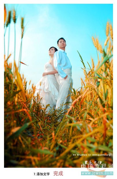 photoshop調色實例:美麗的季節