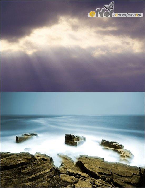 photoshop照片合成:夢幻海岸之光(2)