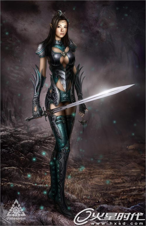 photoshop繪畫技巧和細節(jié)來表現(xiàn)精靈 photoshop繪畫技巧和細節(jié)來表現(xiàn)精靈