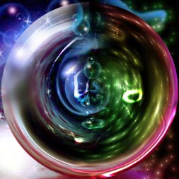 妙用ps極坐標濾鏡打造漂亮水晶球教程