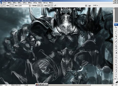 photoshop cs3繪制“困斗”過程全記錄 photoshop cs3繪制“困斗”過程全記錄
